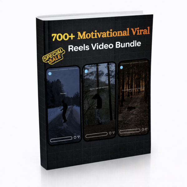 700+ Motivational Viral Reels Videos Bundle – Grow Instagram, YouTube Shorts & Facebook Reels Fast