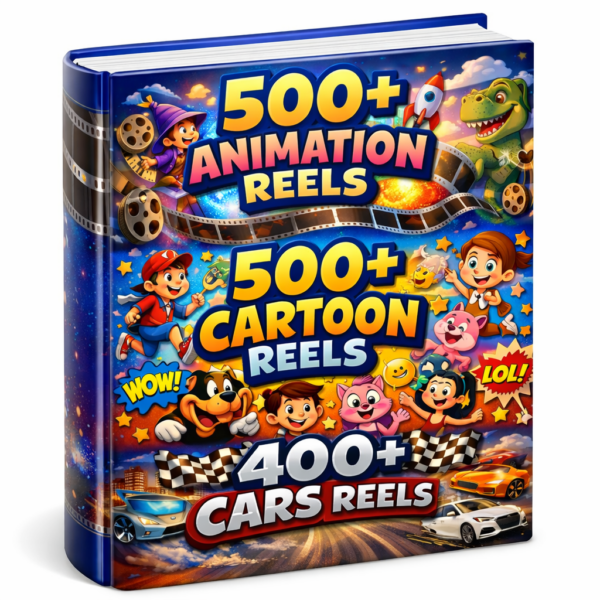 All-in-One Viral Reels Bundle  Animation, Cartoon & Cars Reels for Creators